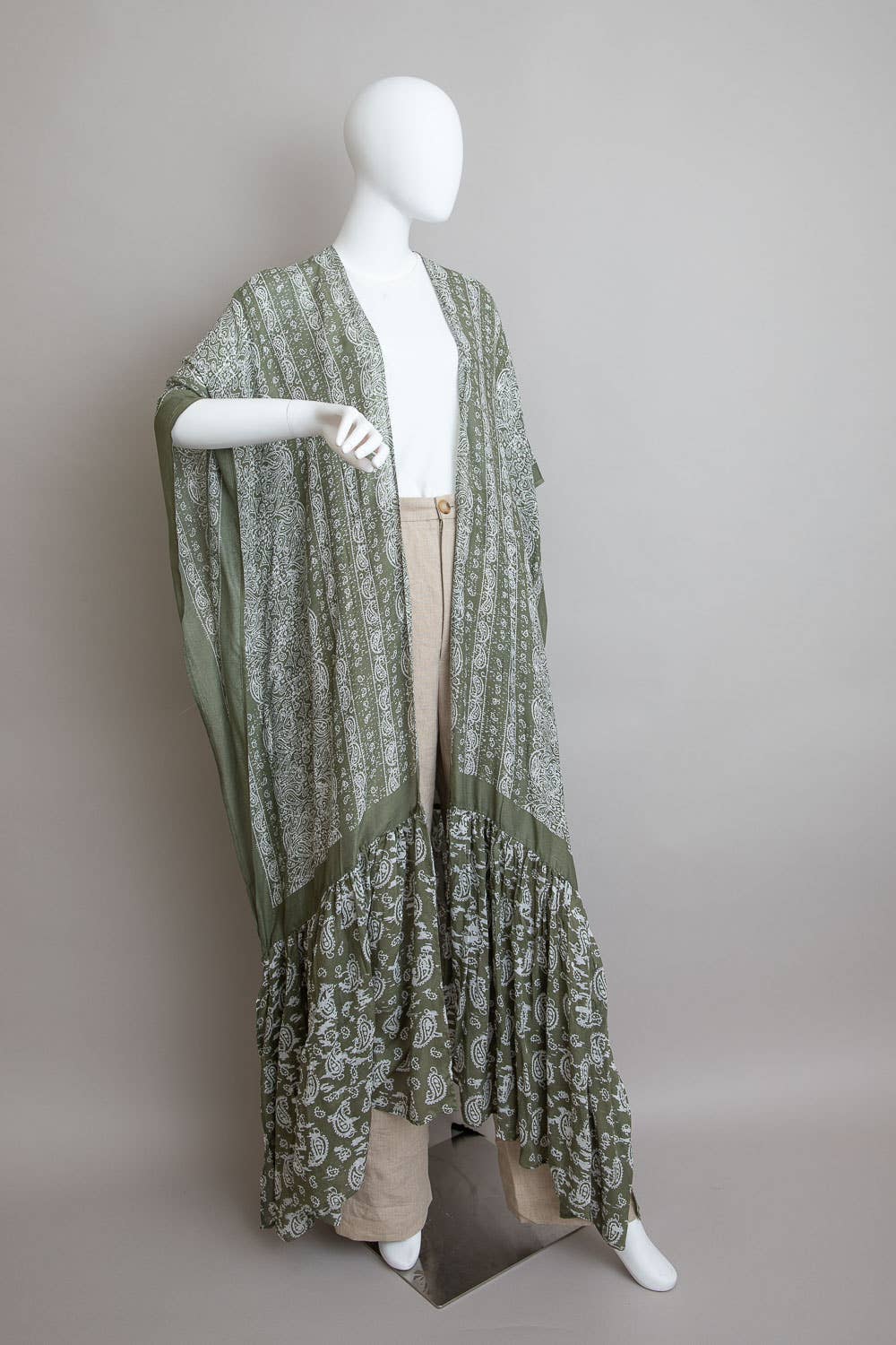 Leto Accessories - Summer Essential: Airy Paisley Drape Kimono 🌞 - 8 Colors