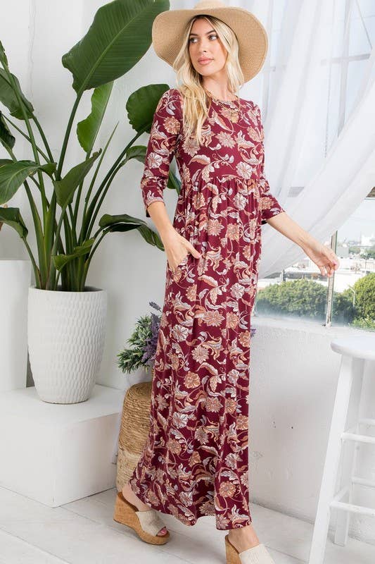Rose Mellow Fashion - Maxi Dress