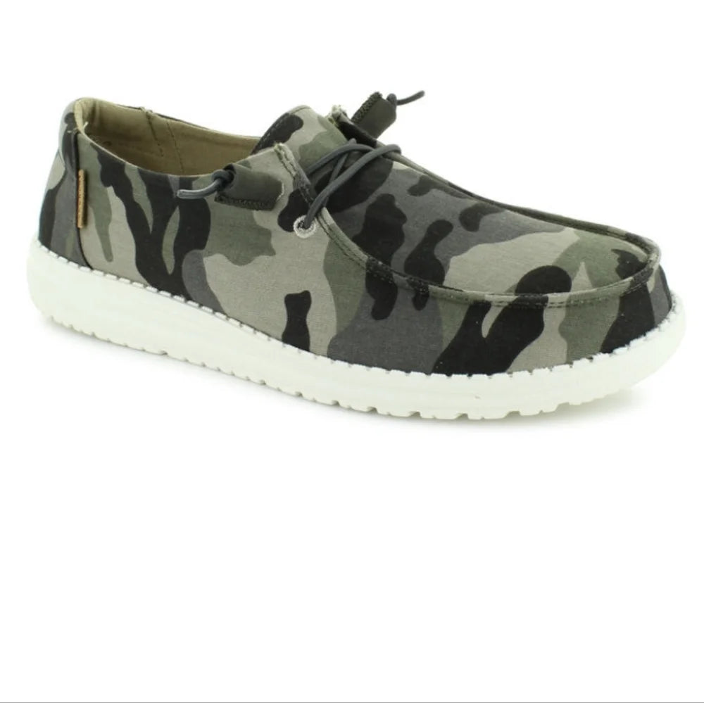HEY DUDE WENDY GREEN CAMO